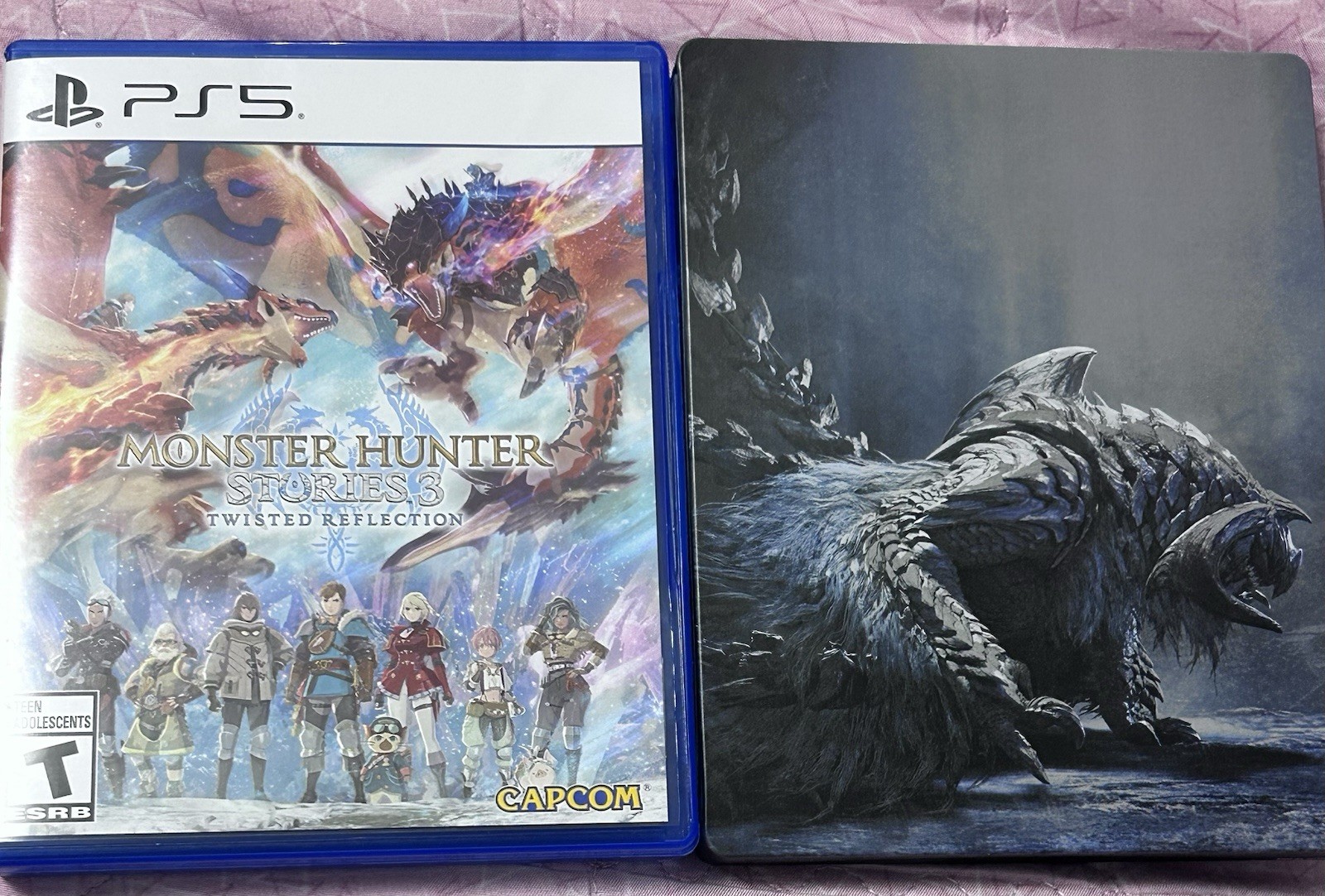 Monster Hunter Wilds Steel book Edition PS5 Stories 3 Action RPG Game World Open