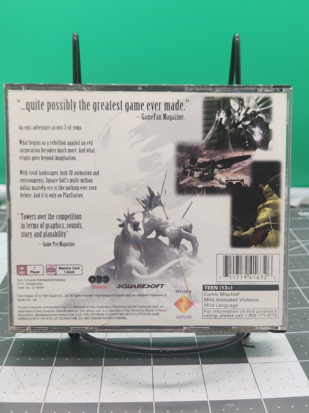 Final Fantasy VII – PlayStation PS1 (Black Label)
