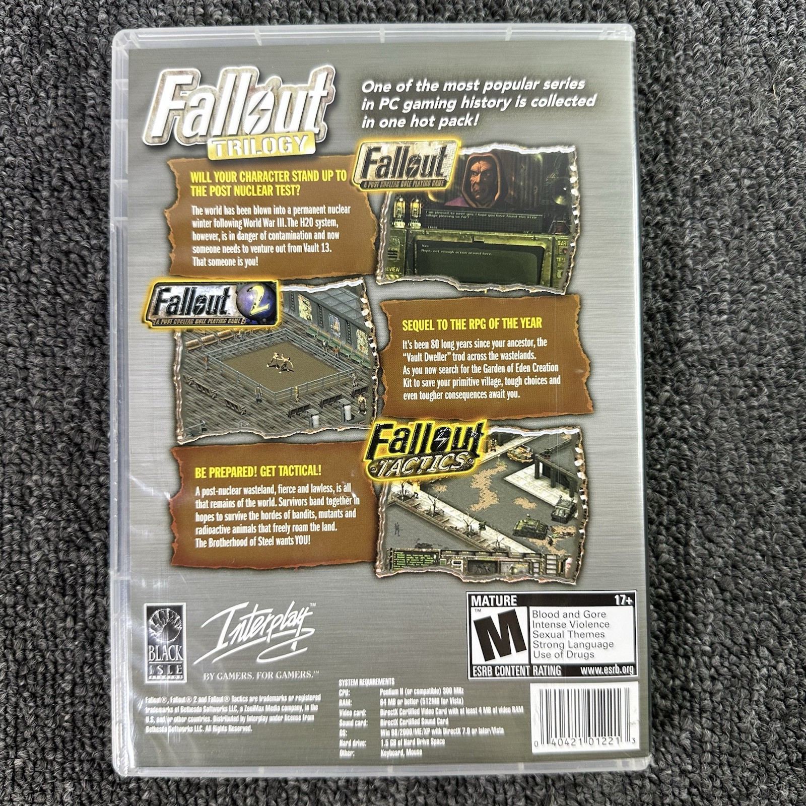 Fallout Trilogy (PC DVD-ROM 2009) Fallout 1, 2 And Tactics
