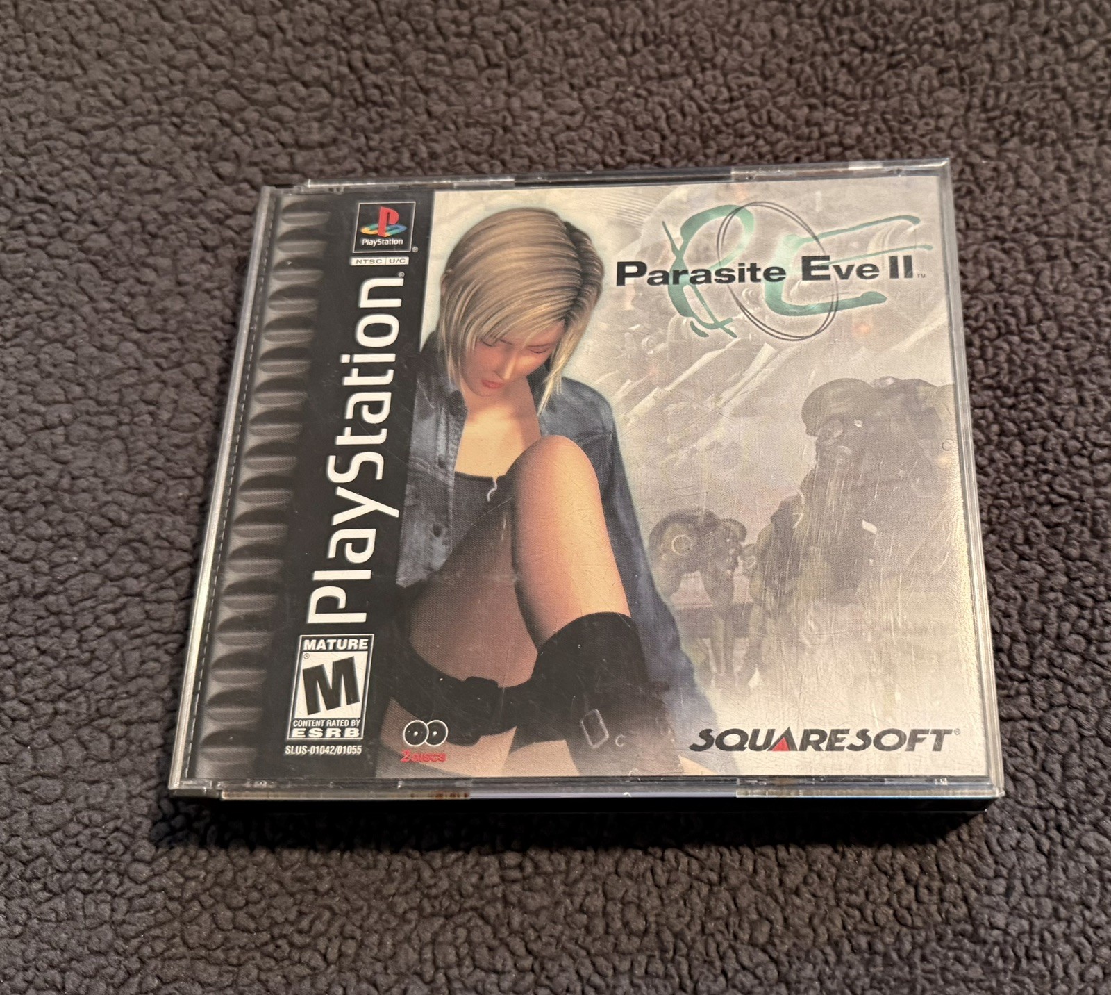 Parasite Eve II 2 PS1 PlayStation 1 Complete w/ Registration Card CIB Tested