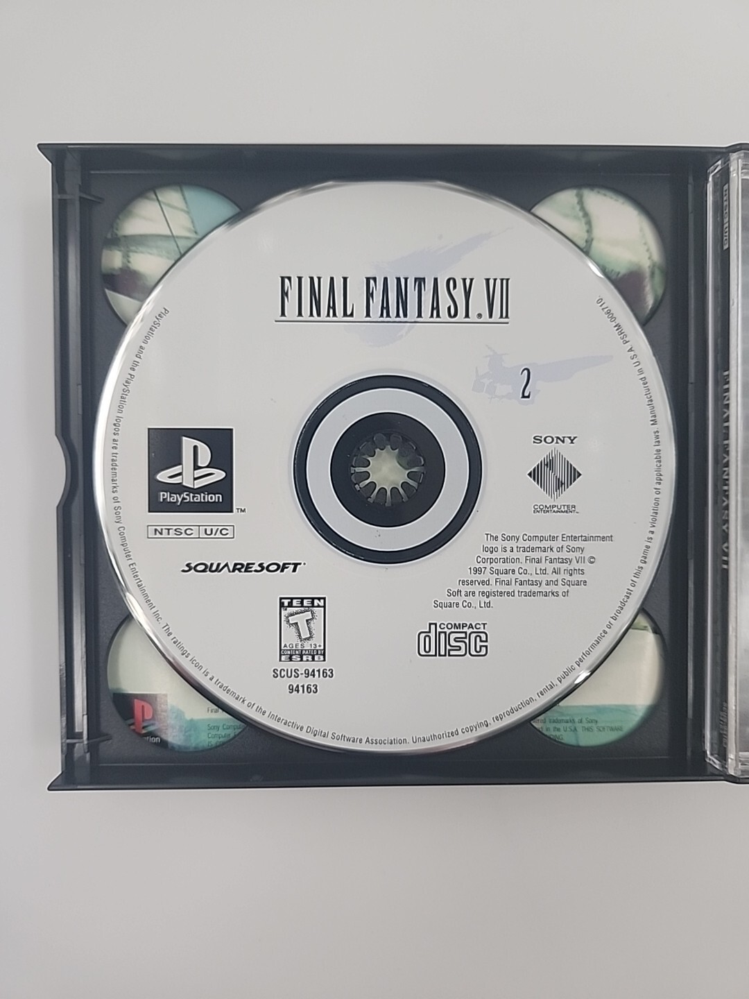 Final Fantasy VII 7 PS1 PlayStation 1 Complete CIB *Masterpiece Misprint*