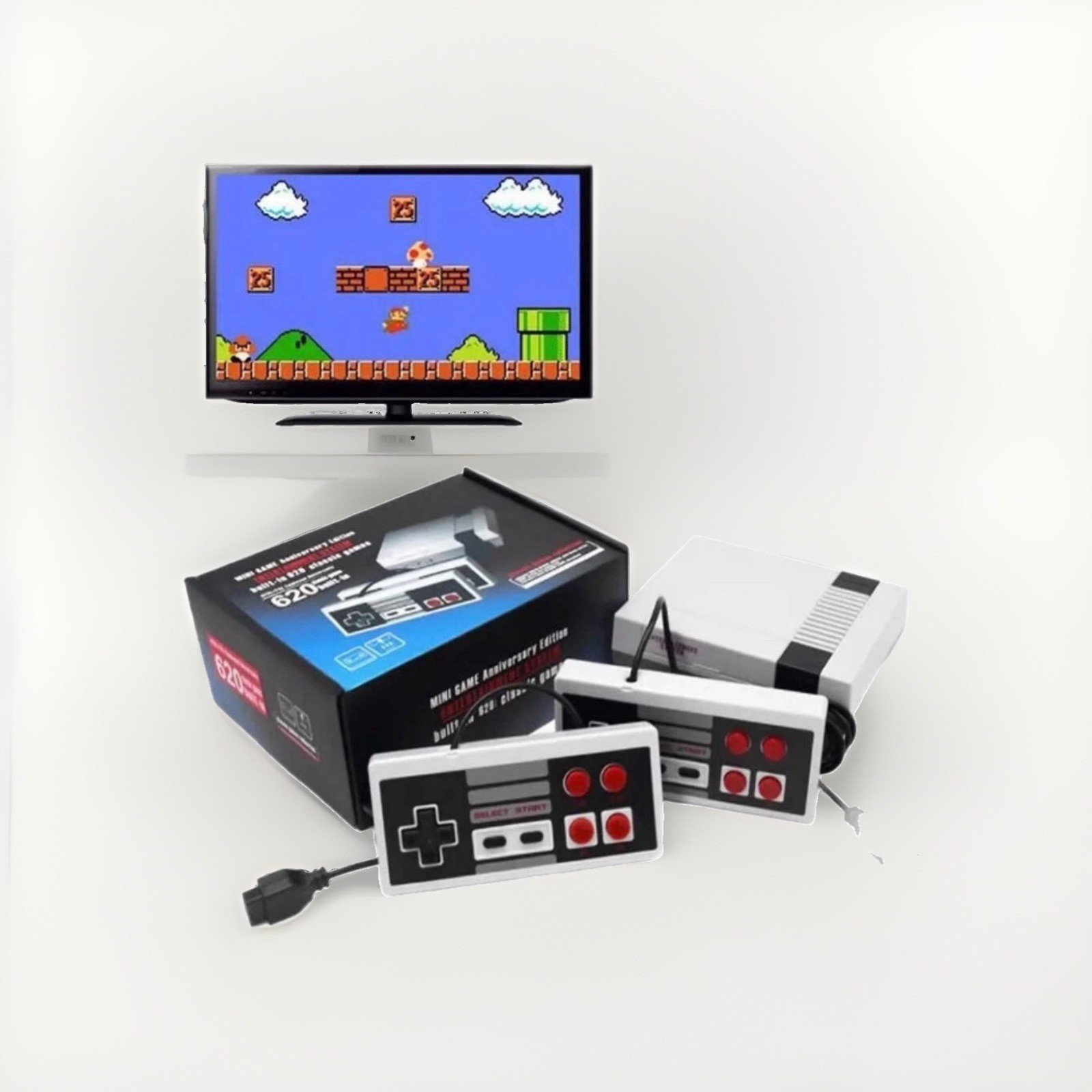 Brand New Retro Video Game Console 620 Games