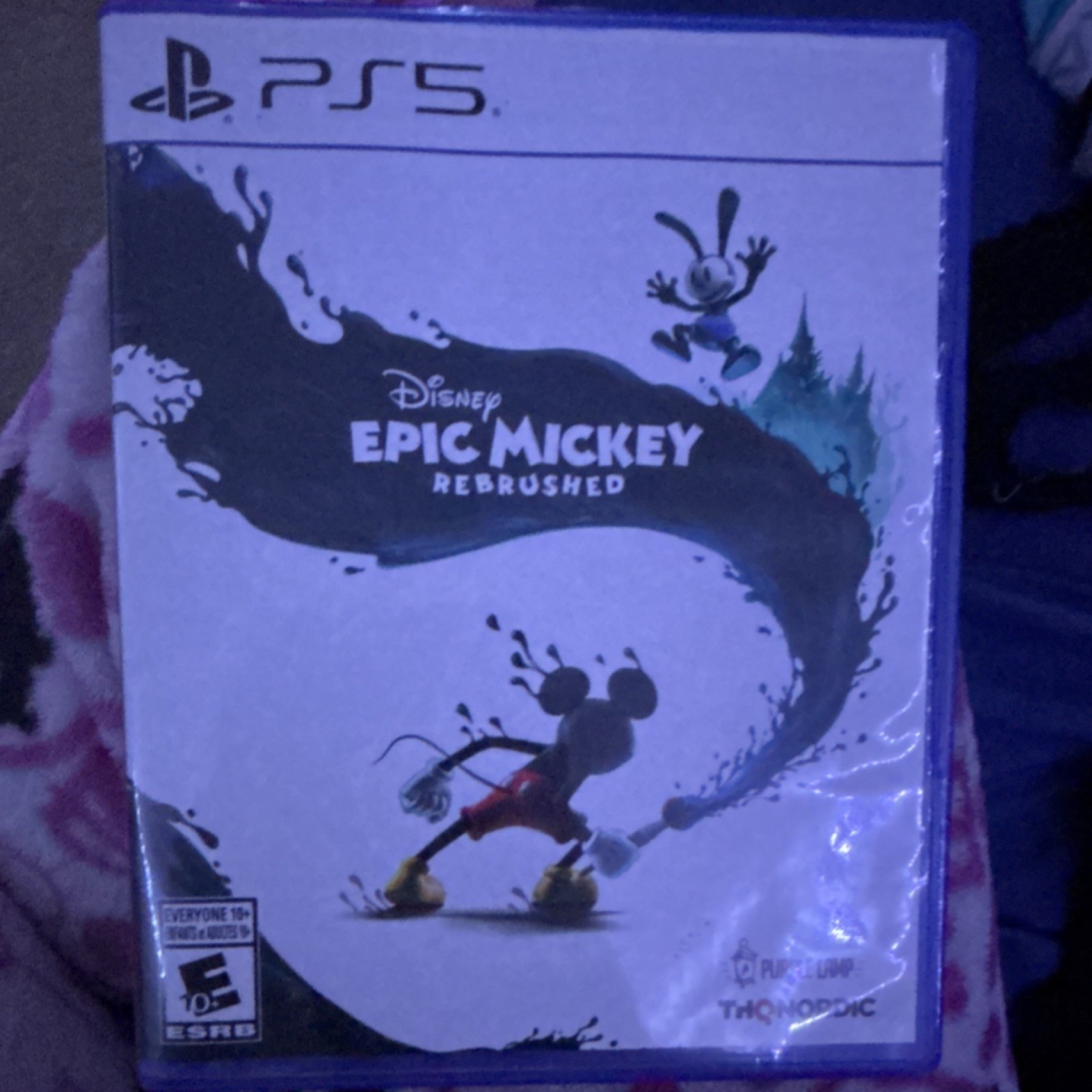 Disney Epic Mickey: Rebrushed PS5 THQ Nordic Ultra HD Blu-ray Manual 2024