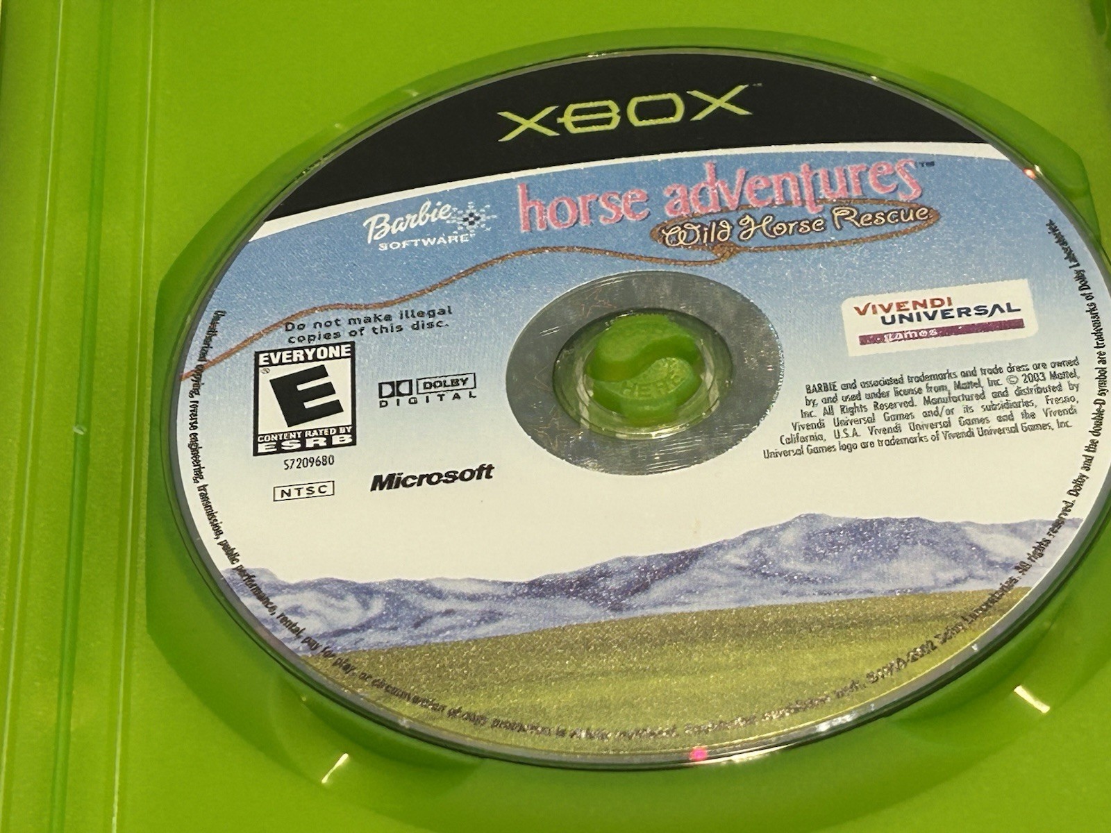 Barbie Horse Adventures Wild Horse Rescue (Xbox, 2003) Tested Working