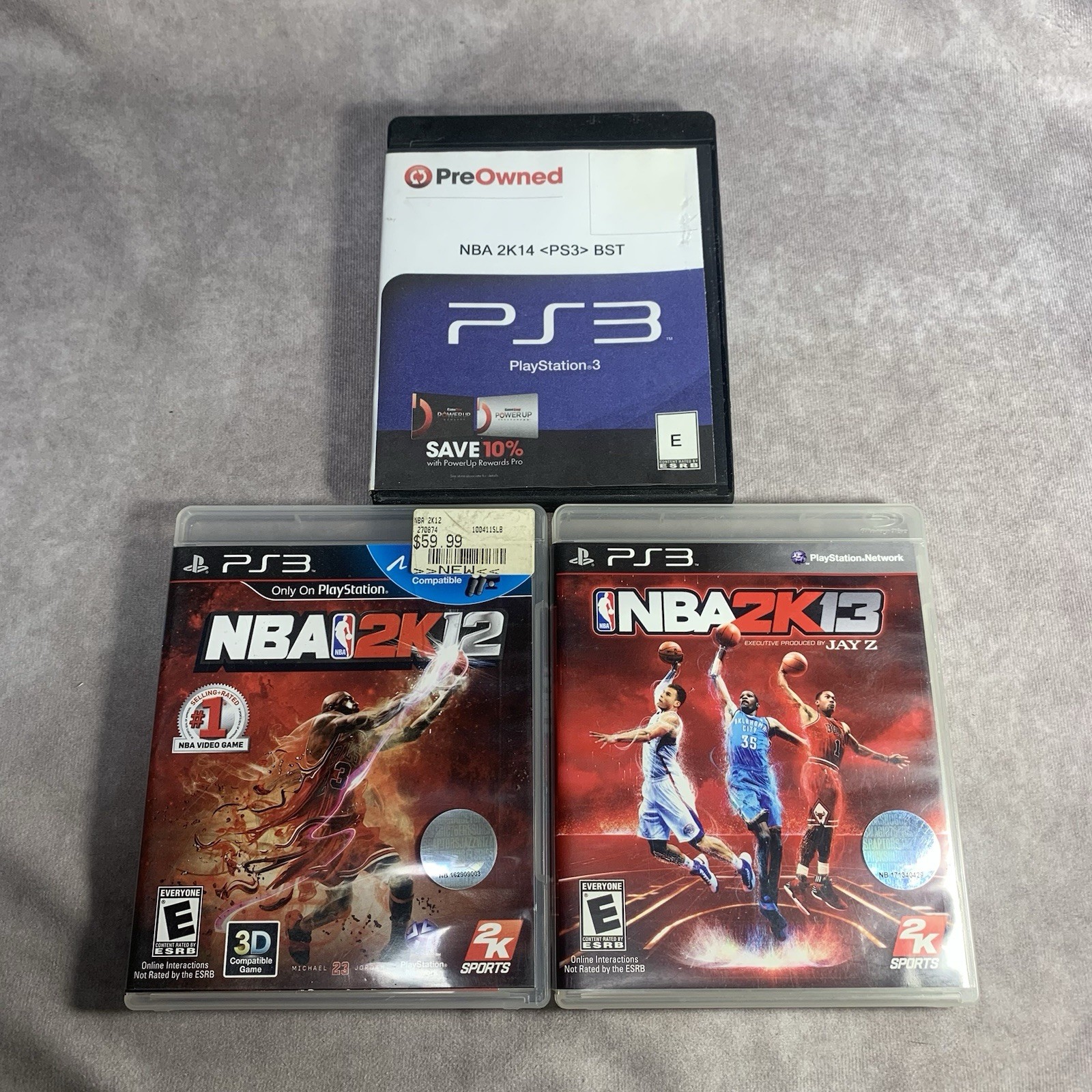 NBA 2K12 13 and 14 PS3 Bundle