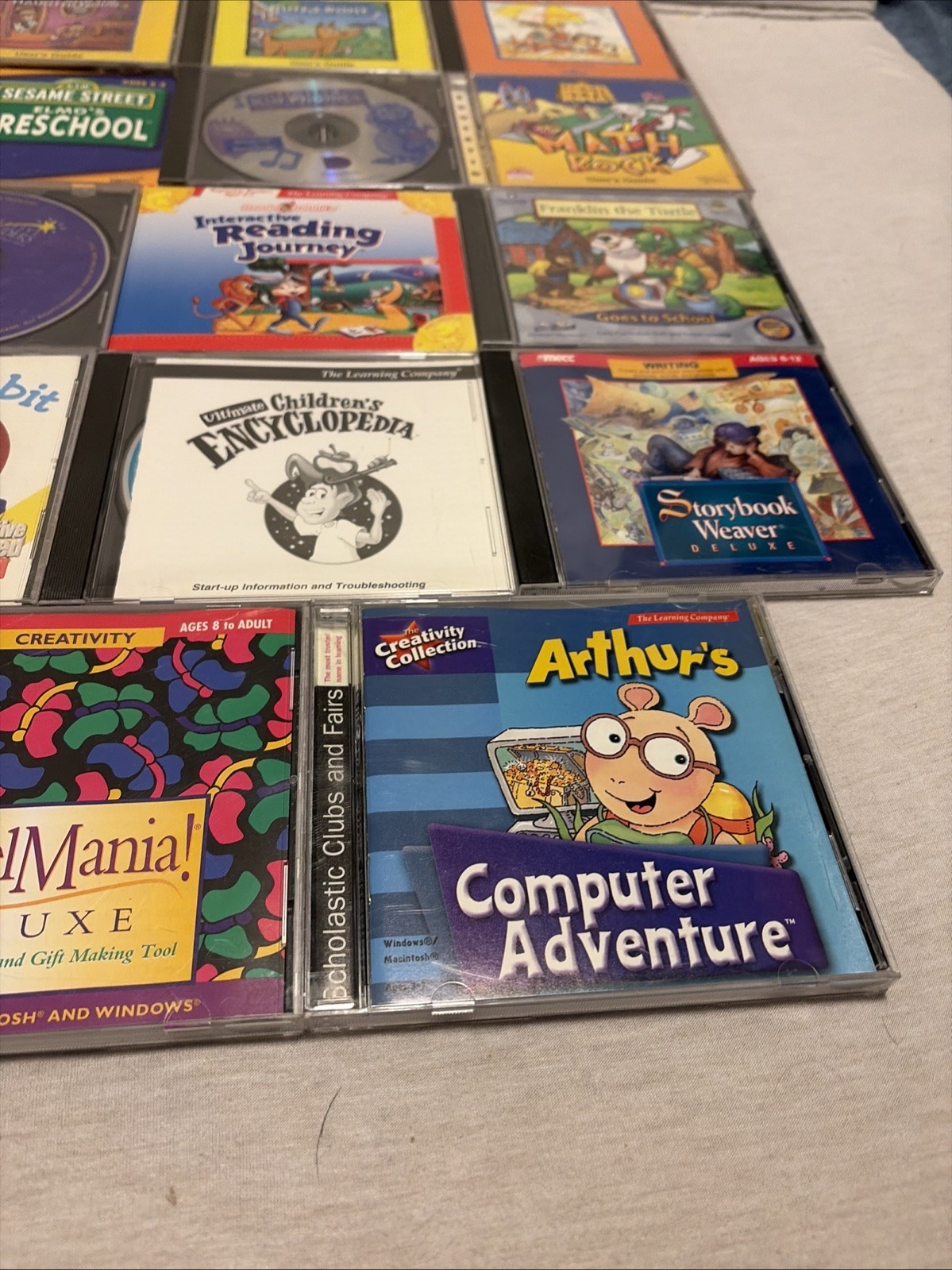 PC Computer Mixed Game Lot Of 19 Children’s Kids Educational Learning – Misc
