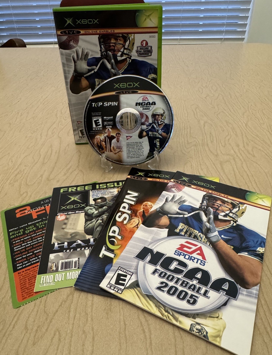 EA SPORTS NCAA Football 2005 Top Spin Multiplayer Manual Xbox E NTSC-U/C 2004
