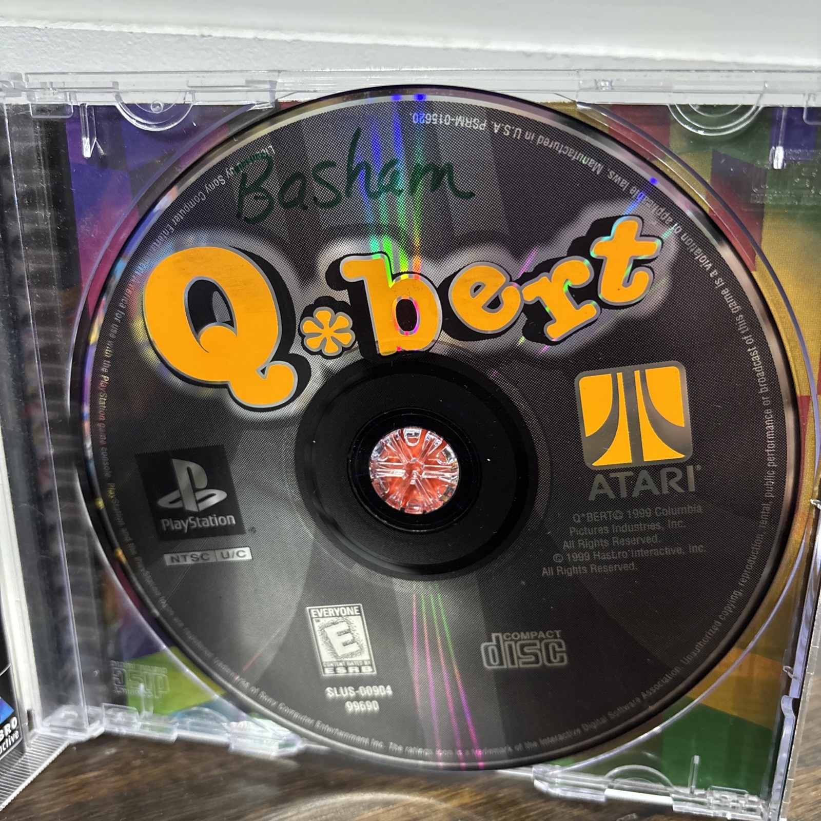 Qbert PS1 (Sony PlayStation 1, 1999) CIB Complete w/ Manual Black Label