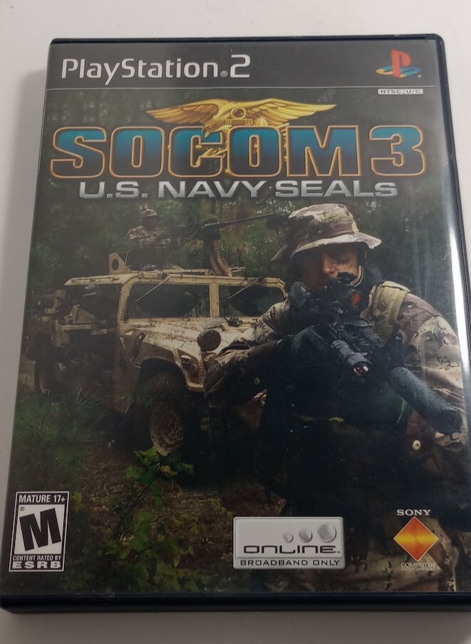 SOCOM 3: U.S. Navy SEALs (Sony PlayStation 2 PS2, 2005) CIB