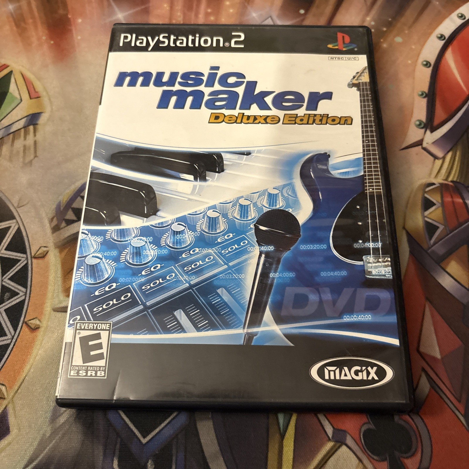 Magix Music Maker Deluxe Edition PS2 Game No Manual Tested Free Ship