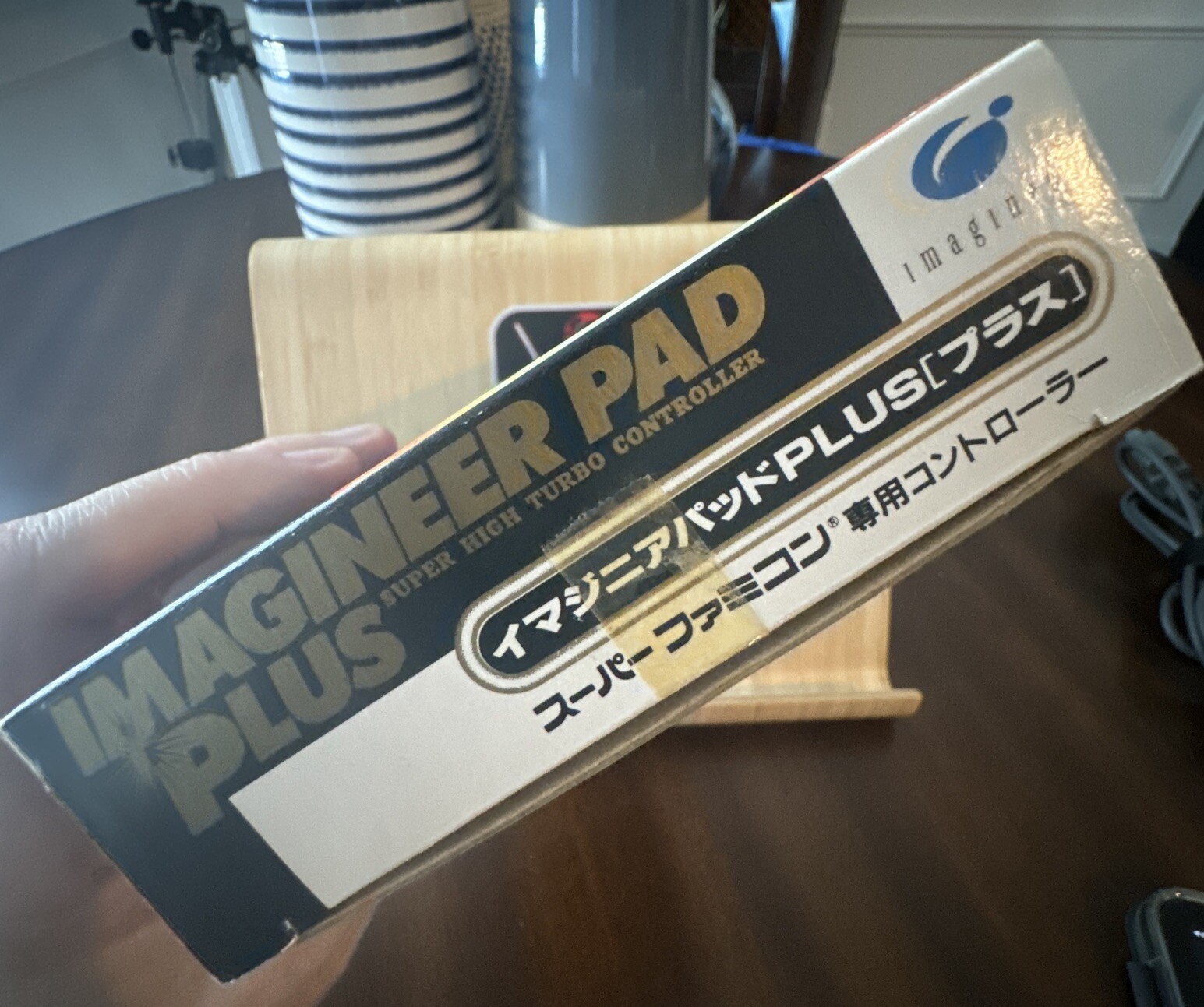 SFC SNES Imagineer PAD PLUS controller Super Famicom Nintendo CIB Very Nice!!