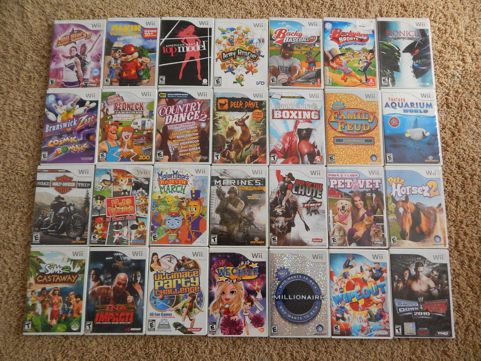 Nintendo Wii Games! You Choose from Selection! $6.95 Each! Buy 3 Get 4th FREE!