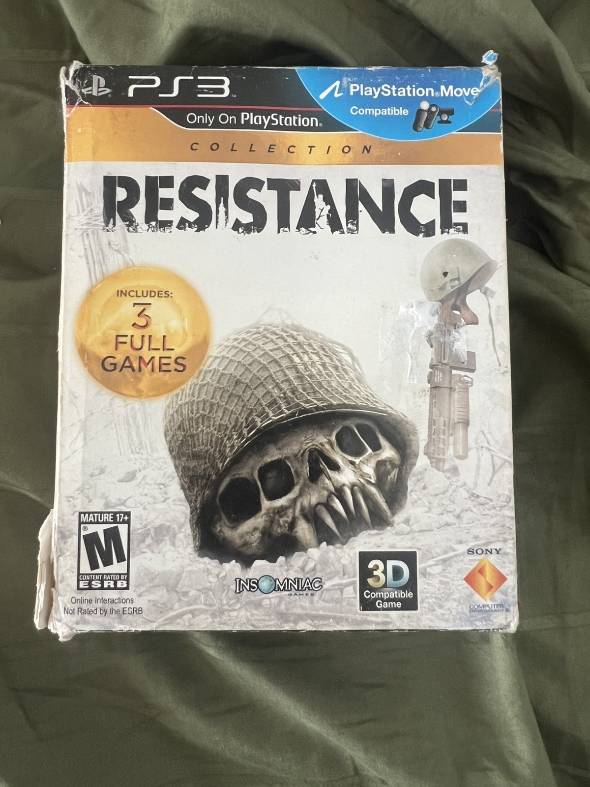 Resistance Collection 1, 2 & 3 (Sony PlayStation 3 PS3) CIB Complete Box Set