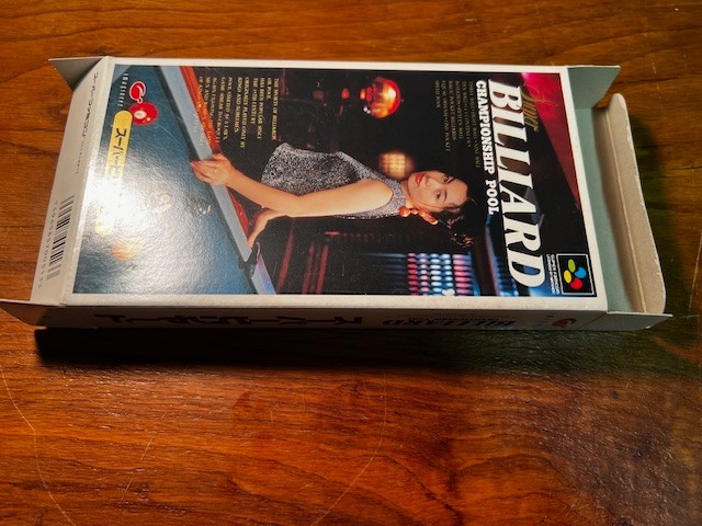 SUPER BILLIARD CHAMPIONSHIP POOL – SFC – IMAGINEER – CIB – EXCELLENT