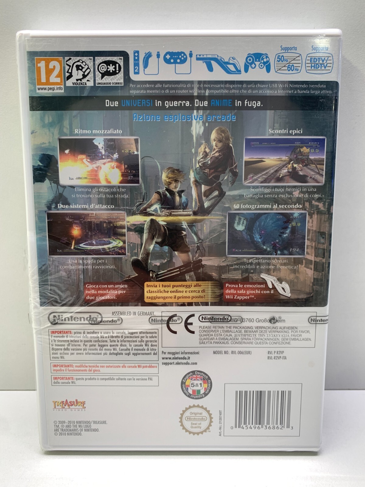 SIN AND PUNISHMENT SUCCESSOR OF THE SKIES – NINTENDO WII – NEW SEALED PAL