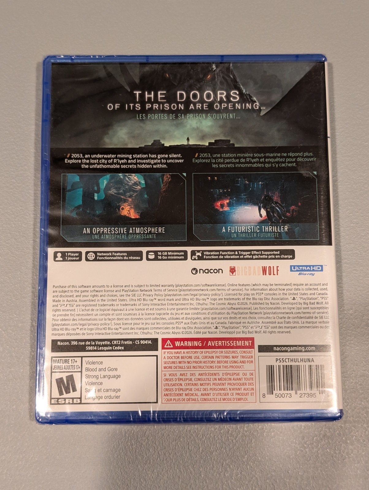 Cthulhu: The Cosmic Abyss (Sony PlayStation 5 PS5) Brand New, Sealed