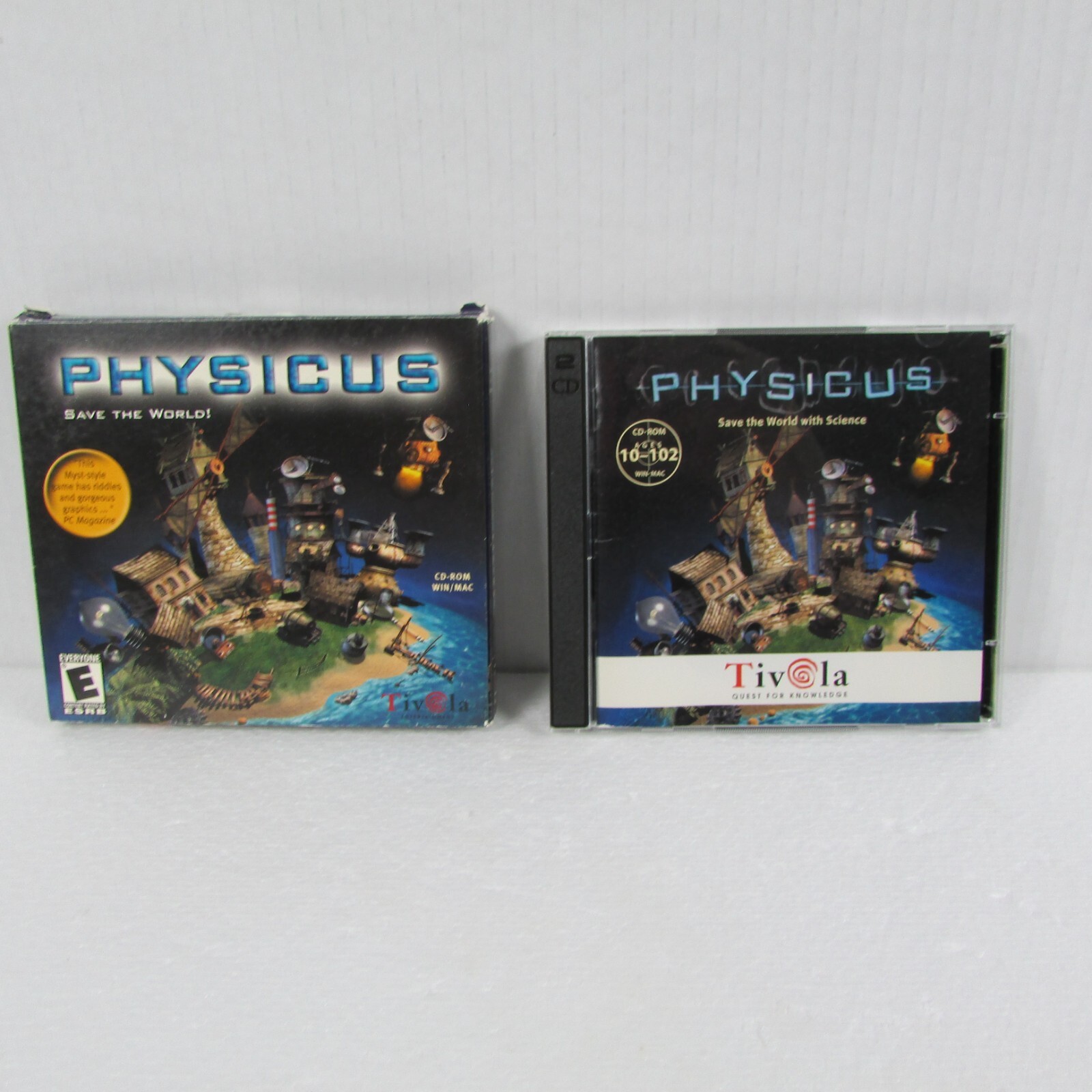 Physicus – Save The World With Science PC CD-ROM Video Game Windows & Mac Tivola