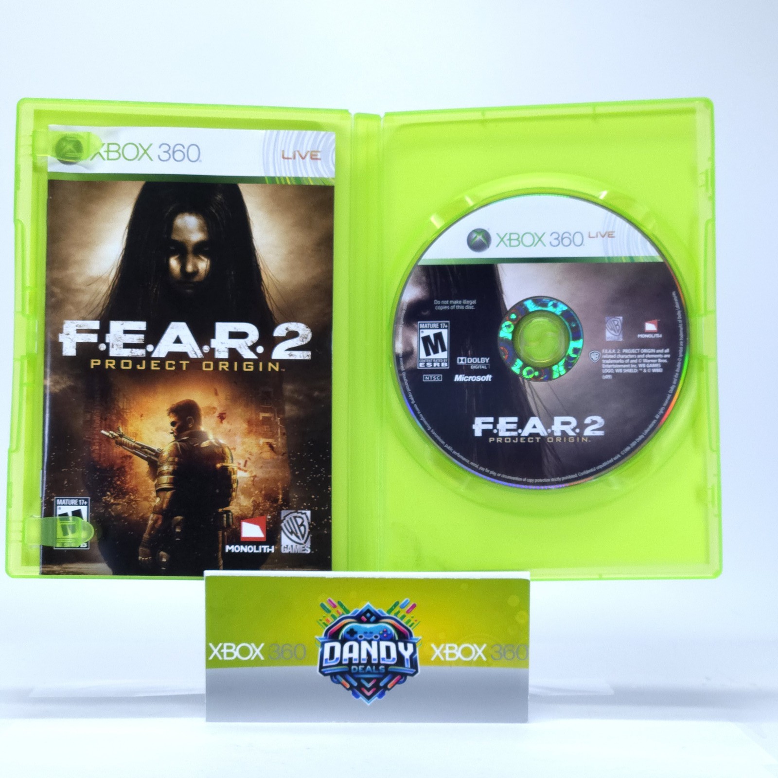 F.E.A.R. 2 Project Origin CIB W/ Manual – Xbox 360