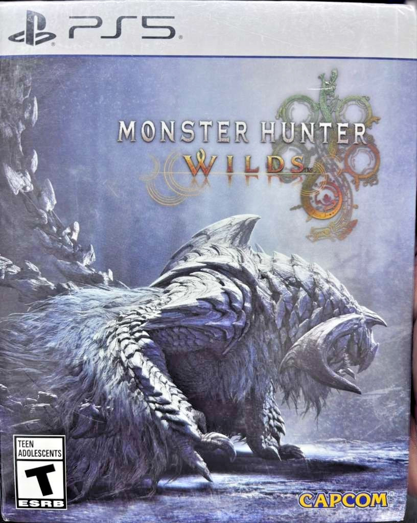 NEW Monster Hunter Wilds Steelbook Edition (PlayStation 5, PS5) Factory Sealed