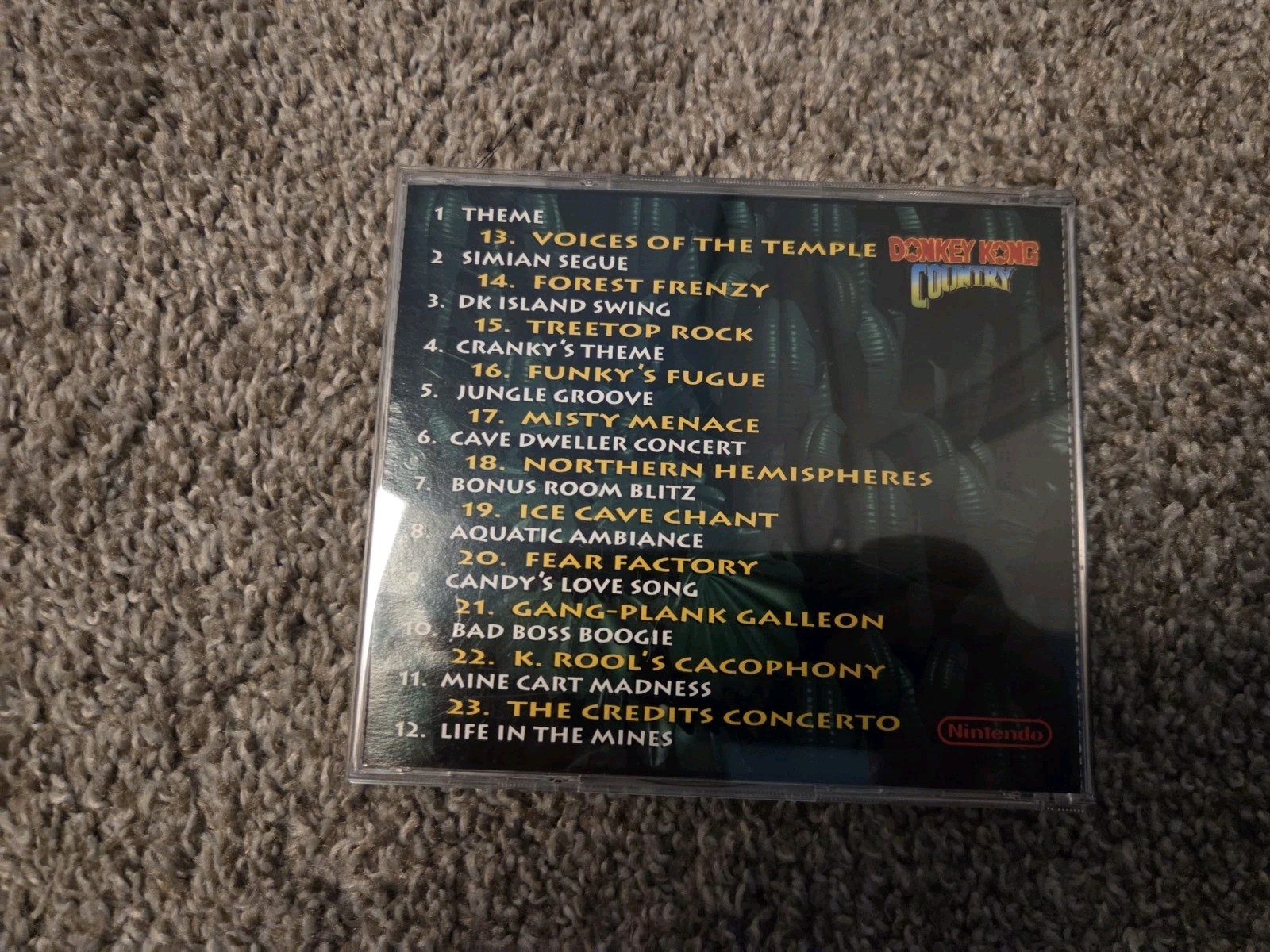 DK Jamz Nintendo CD Rareware Donkey Kong Country Soundtrack 90’s