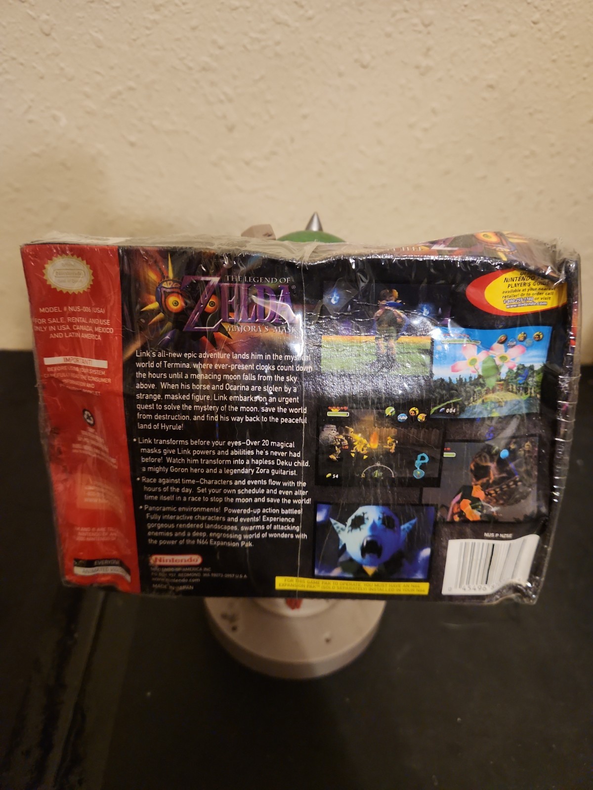 Zelda Majora’s Mask Collectors Edition Nintendo 64 (N64) NEW BOX DAMAGED