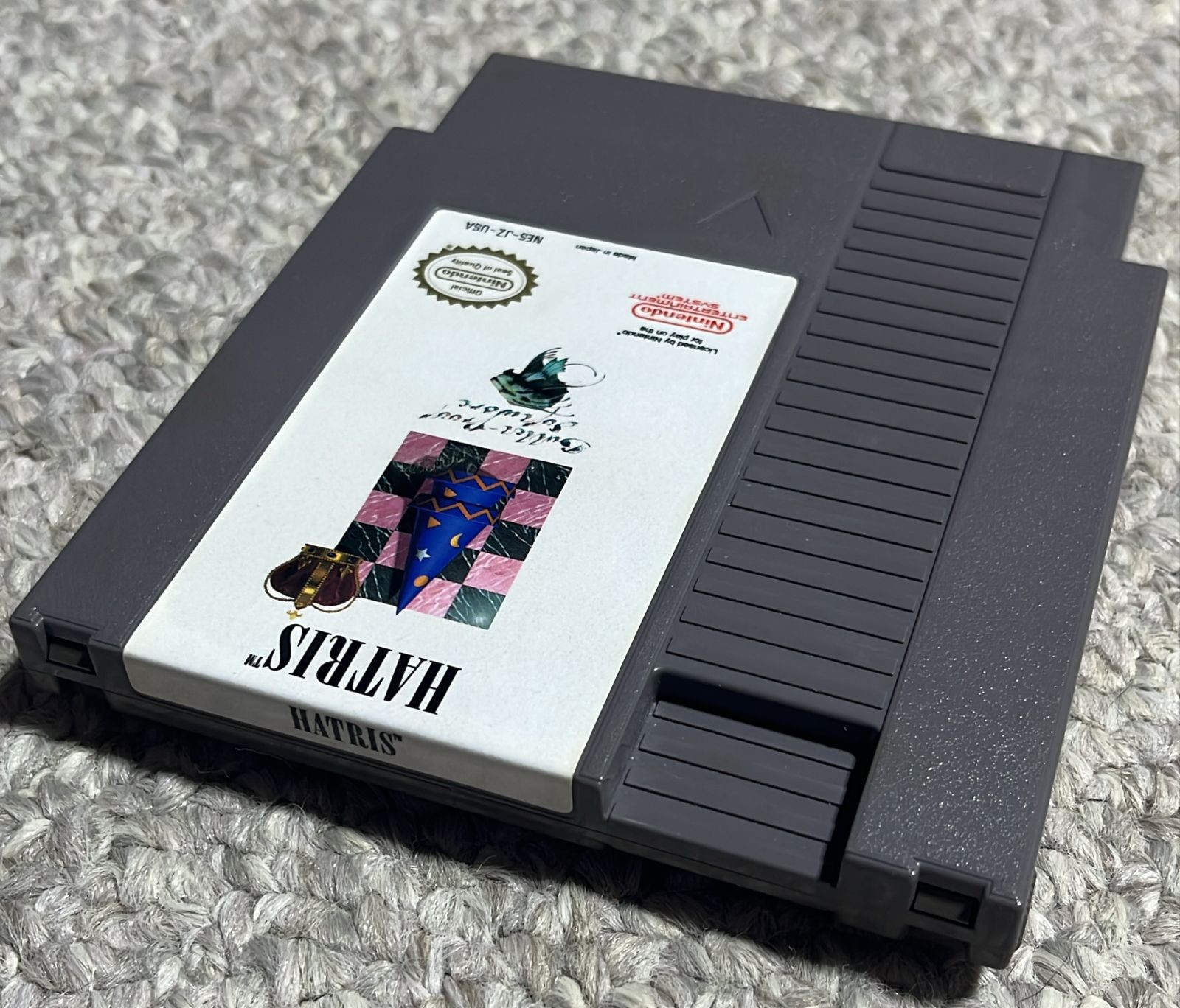 Hatris Nintendo NES, Tested and Working!