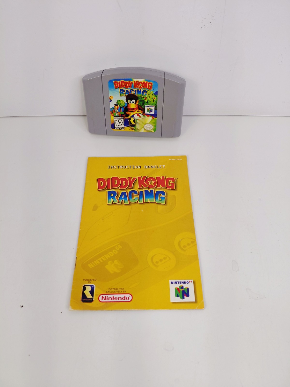 Nintendo 64 N64 Diddy Kong Racing With Manual TESTED AUTHENTIC