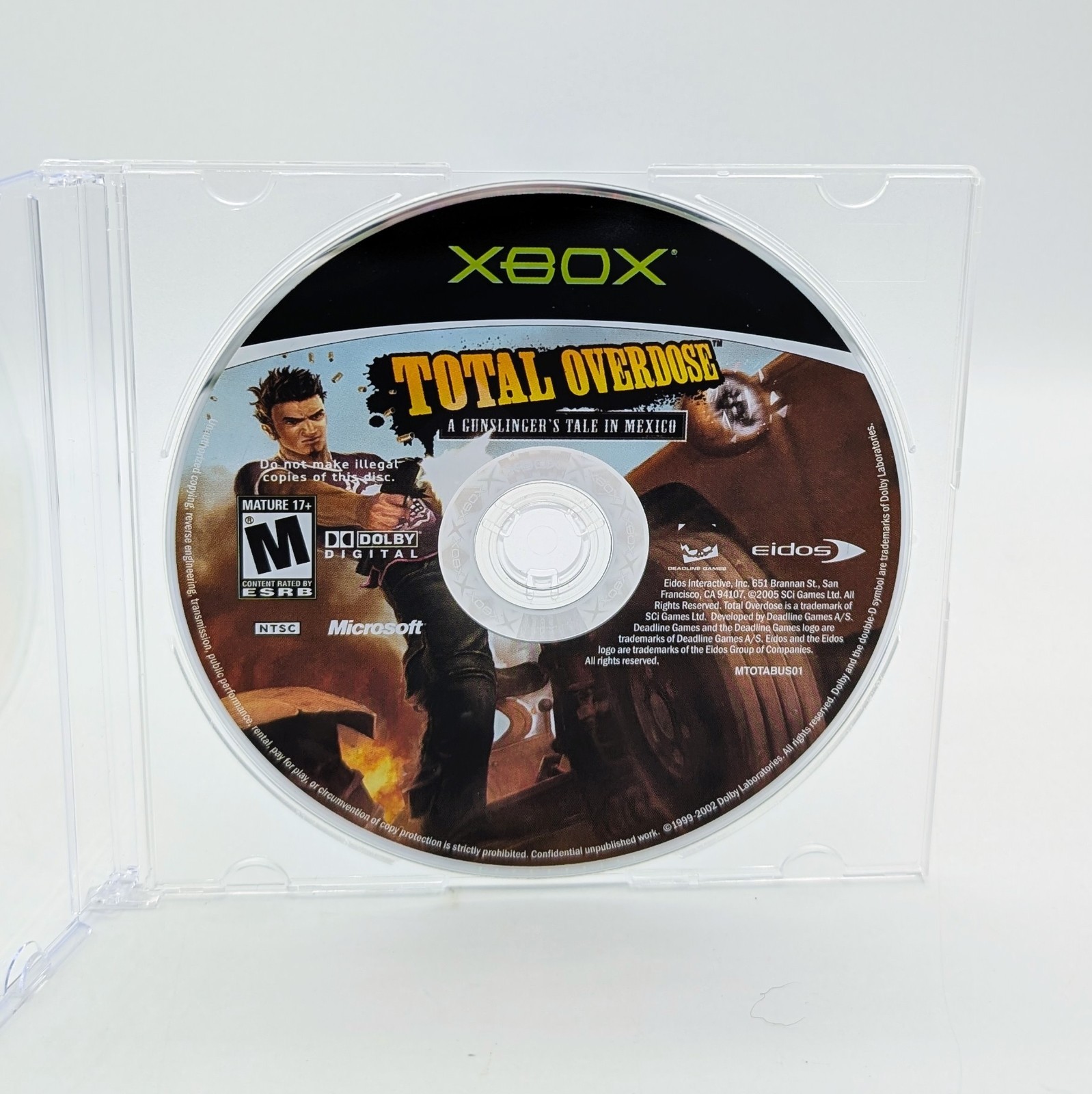 Total Overdose A Gunslinger’s Tale In Mexico Microsoft Xbox Disc Only