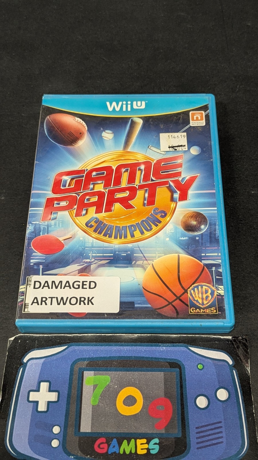 Game Party Champions (Nintendo Wii U, 2012) *Damaged Artwork