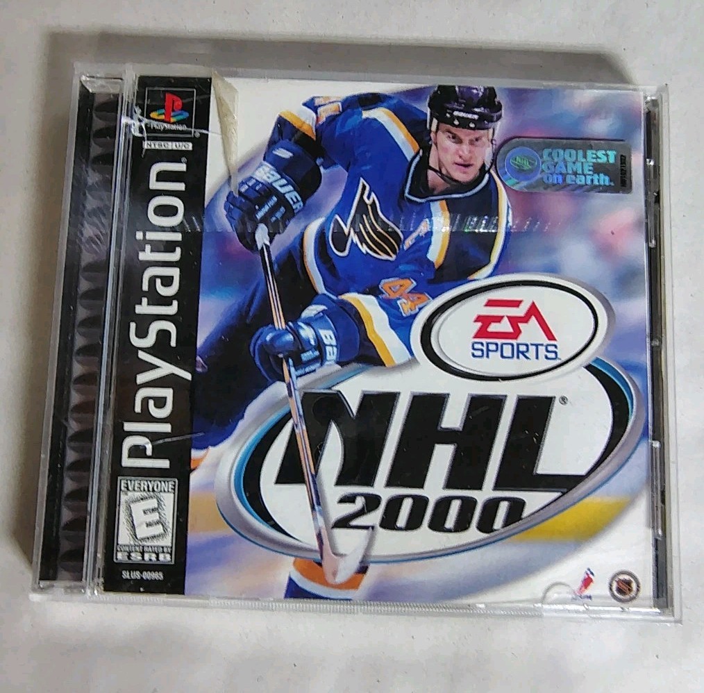 NHL 2000 Hockey EA Sony Playstation 1 PS1 EX+NM condition COMPLETE