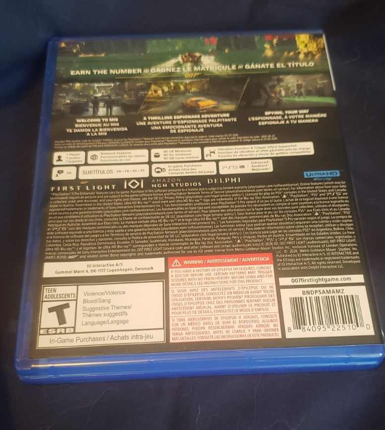 007 First Light Specialist Edition PS5