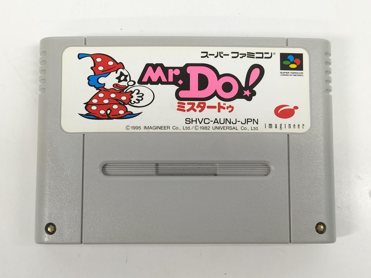 Imagineer Mr.Do SFC Game Action Arcade Port Used