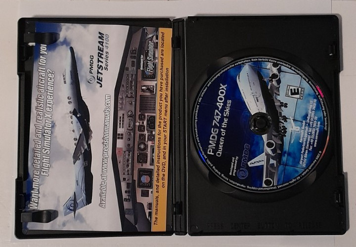 PMDG 747-400 X QUEEN OF THE SKIES Pc Cd Rom nm Add-On Flight Simulator X