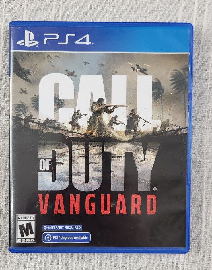 Call of Duty Vanguard PS4 Video Game Internet Required Rated M
