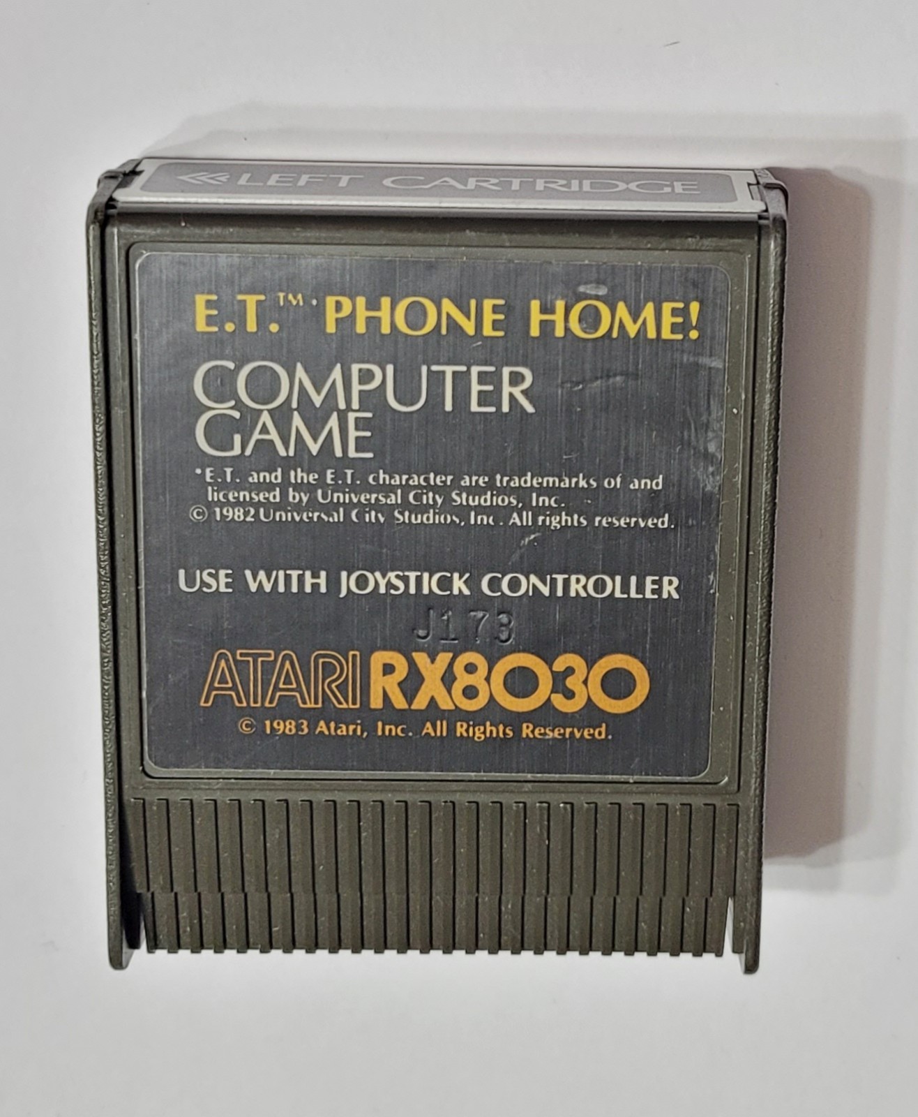E.T. Phone Home Atari 400/800/XL/XE Game cartridge tested ET