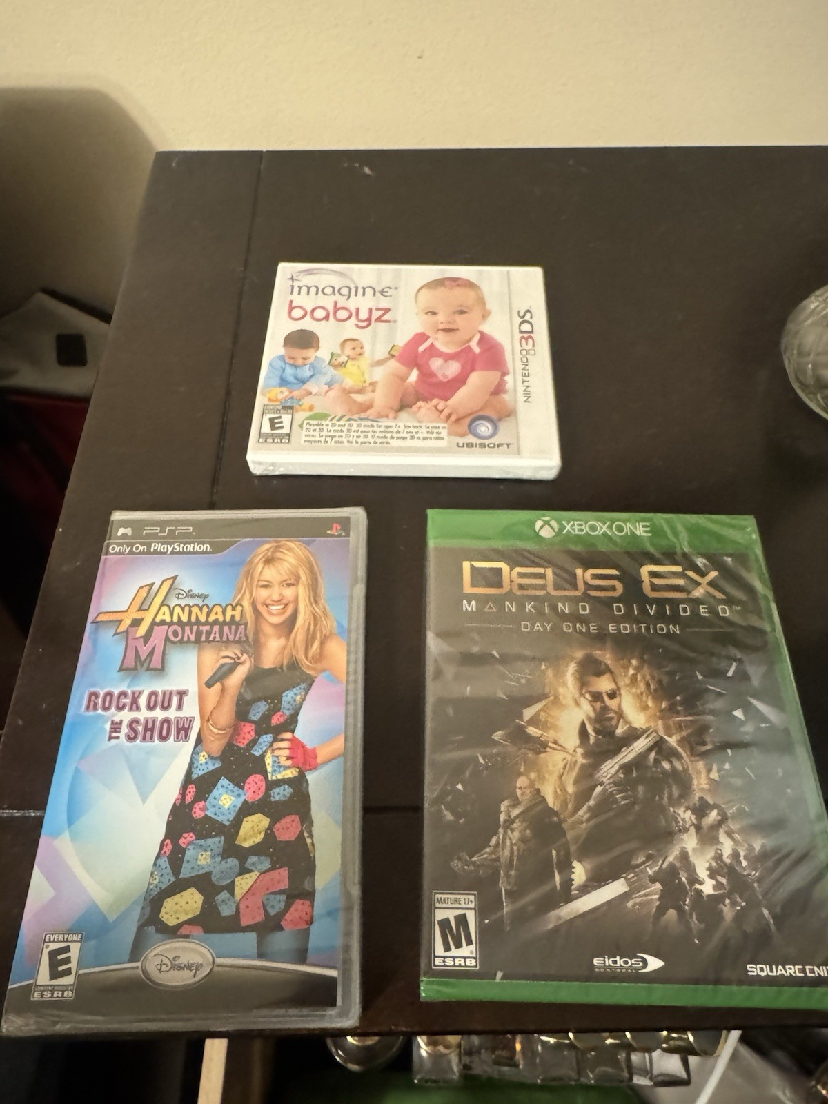 Imagine Babyz + Hannah Montana PSP + Deus Ex Xbox One Game Bundle Lot BRAND NEW!