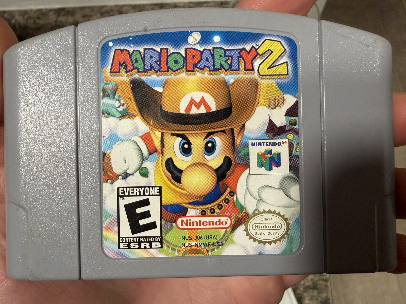 Mario Party 2 (Nintendo 64 N64) Game Cartridge NTSC-U/C E Mario Party Series