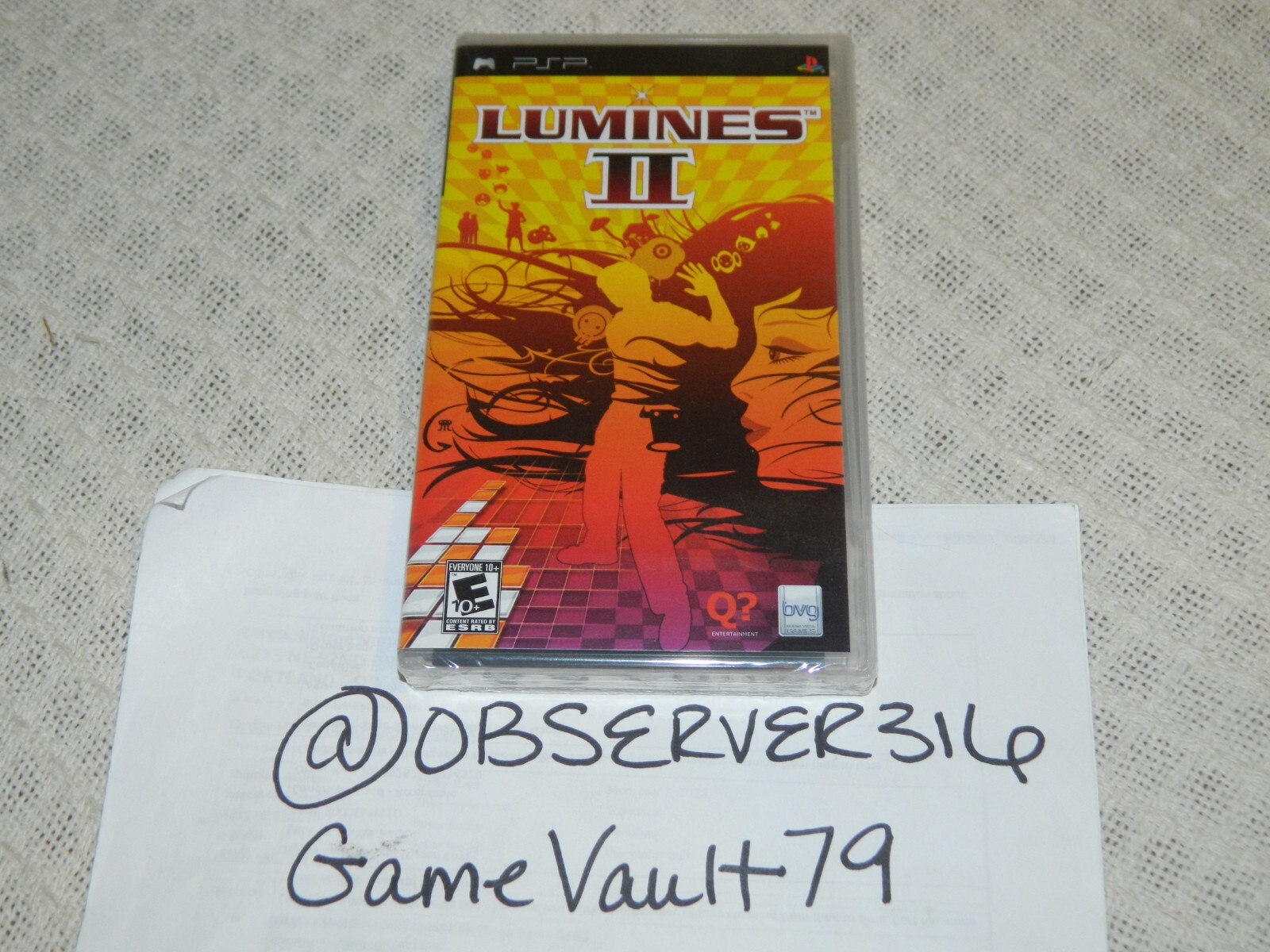 Lumines II (Sony PSP, 2006) NEW SEALED