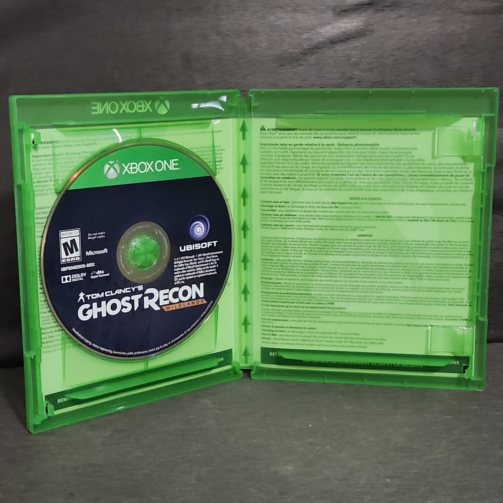 Tom Clancy’s Ghost Recon Wildlands Microsoft Xbox One Game CIB M Ubisoft