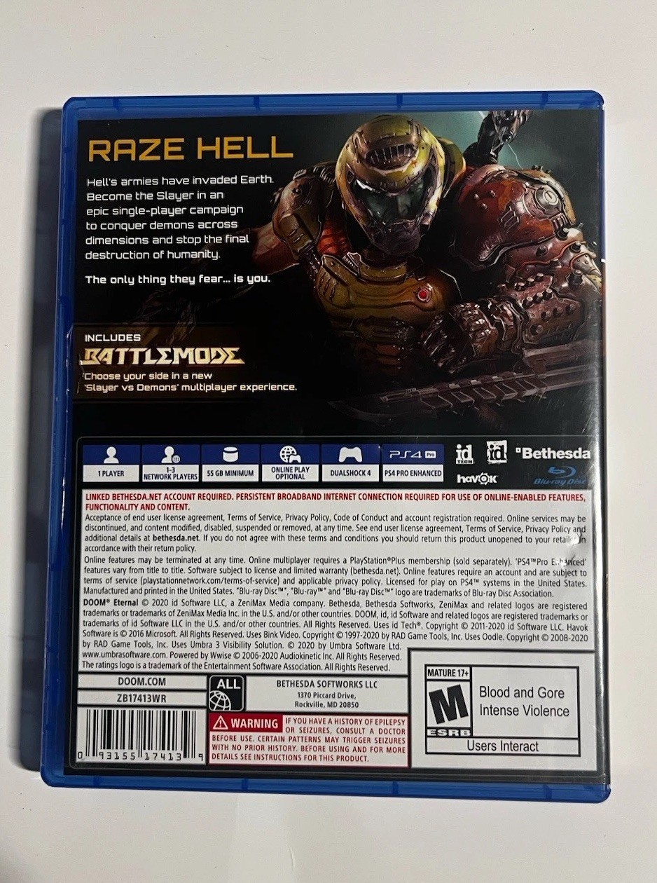 Doom Eternal – Sony PlayStation 4