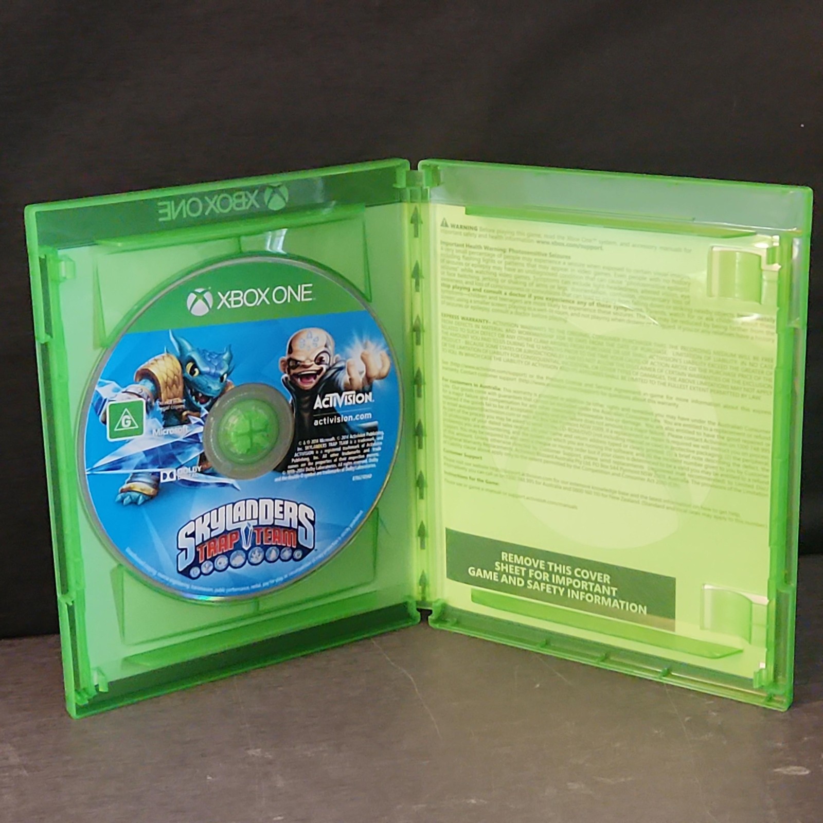 Skylanders Trap Team Microsoft Xbox One Video Game G Activision 2014 Kids