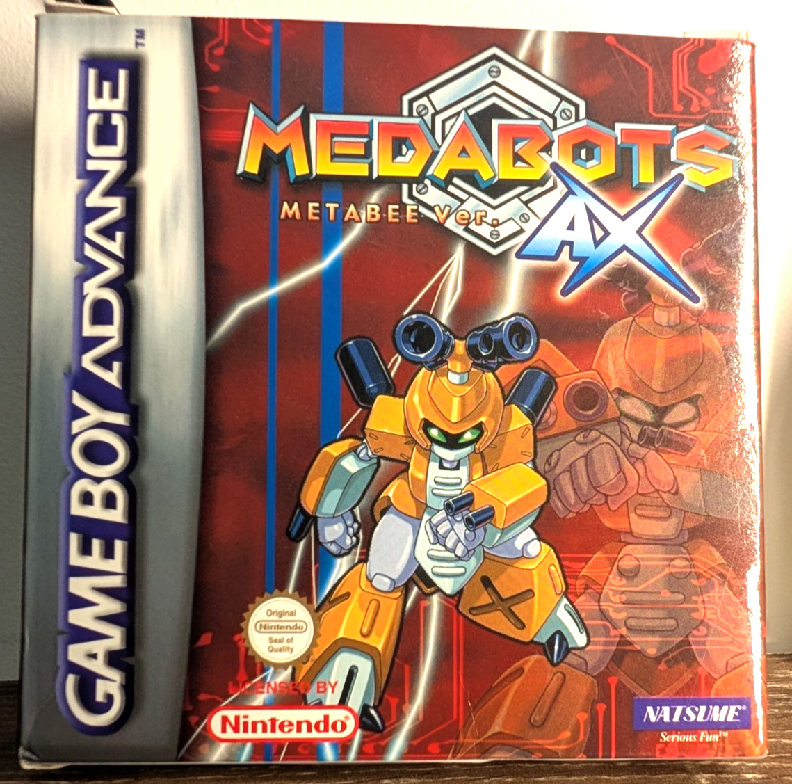 Medabots AX Metabee Version Nintendo Game Boy Advance Rare GBA Game PAL CIB