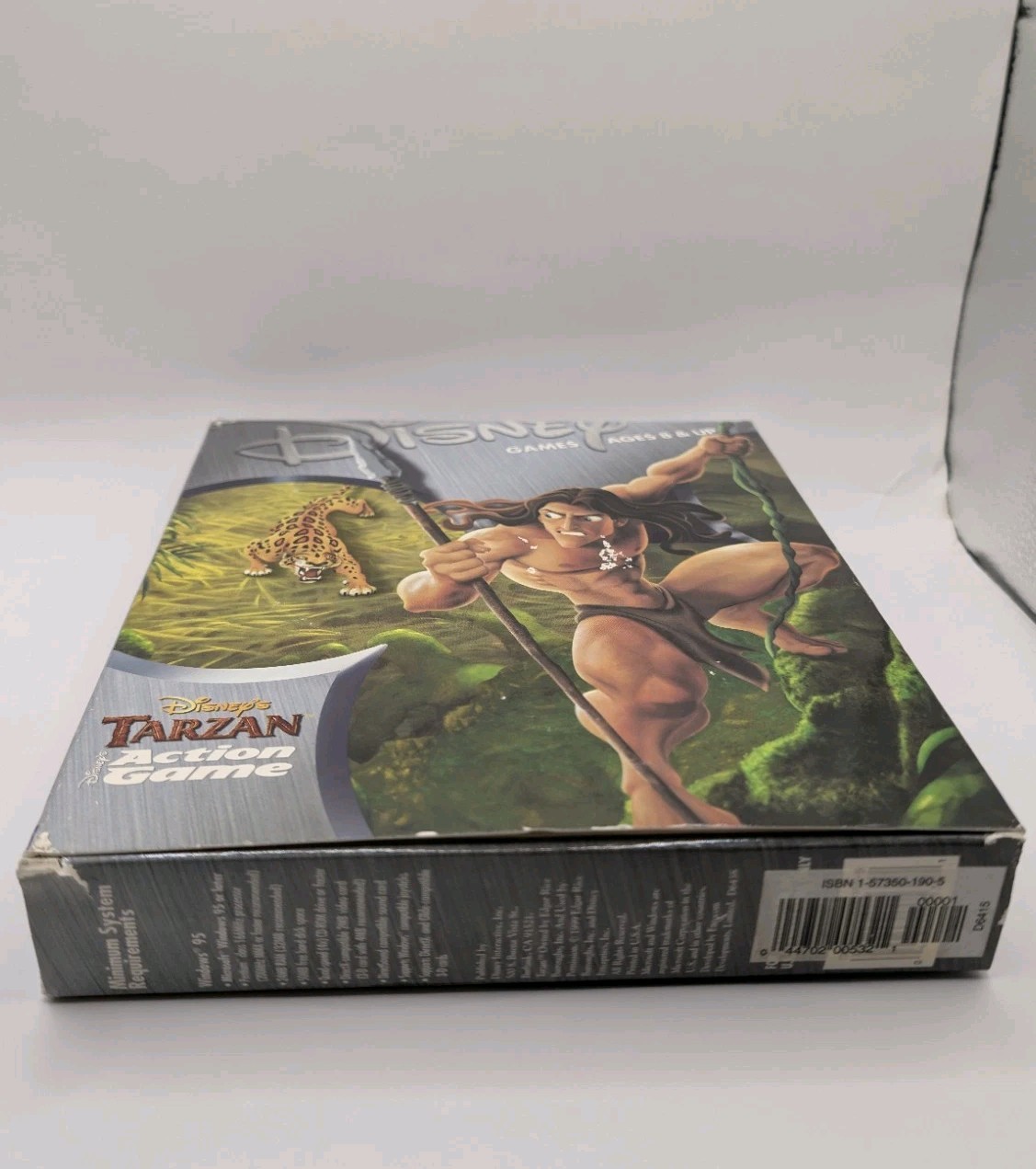 Disney’s Tarzan Action Game Pc With Original Box ( Sealed Game , Damaged Box )