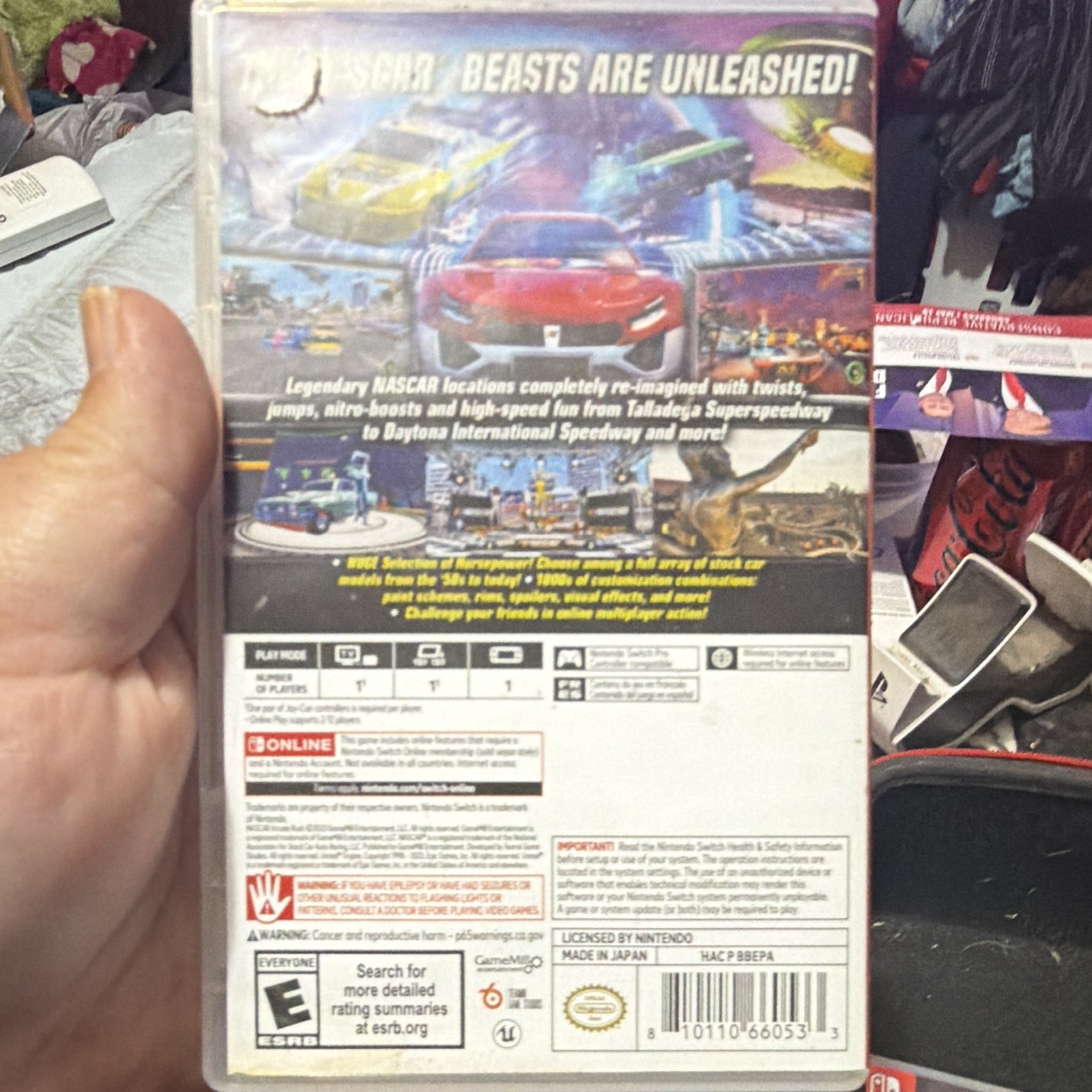GameMill NASCAR Arcade Rush Nintendo Switch Racing E NTSC-U/C 2023 Online
