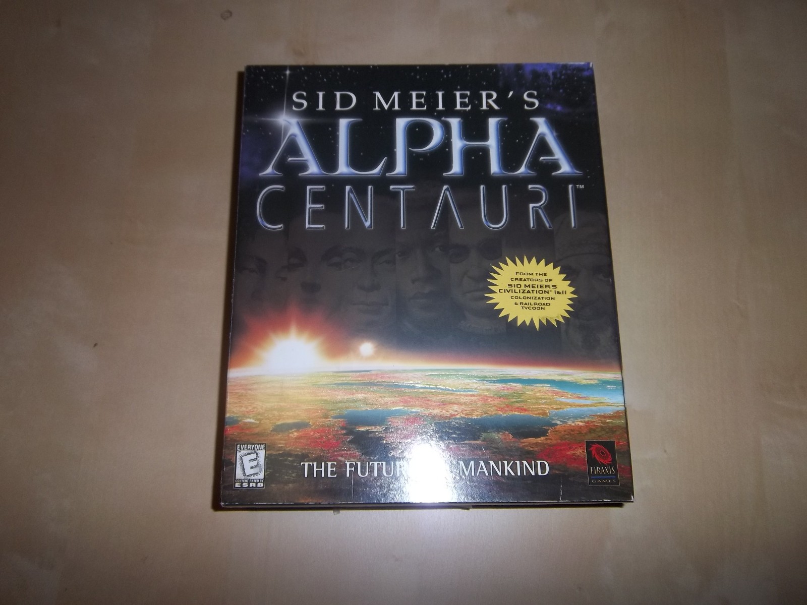 Factory Sealed – Sid Meier’s Alpha Centauri PC – CD-Rom Original Big Box Rare