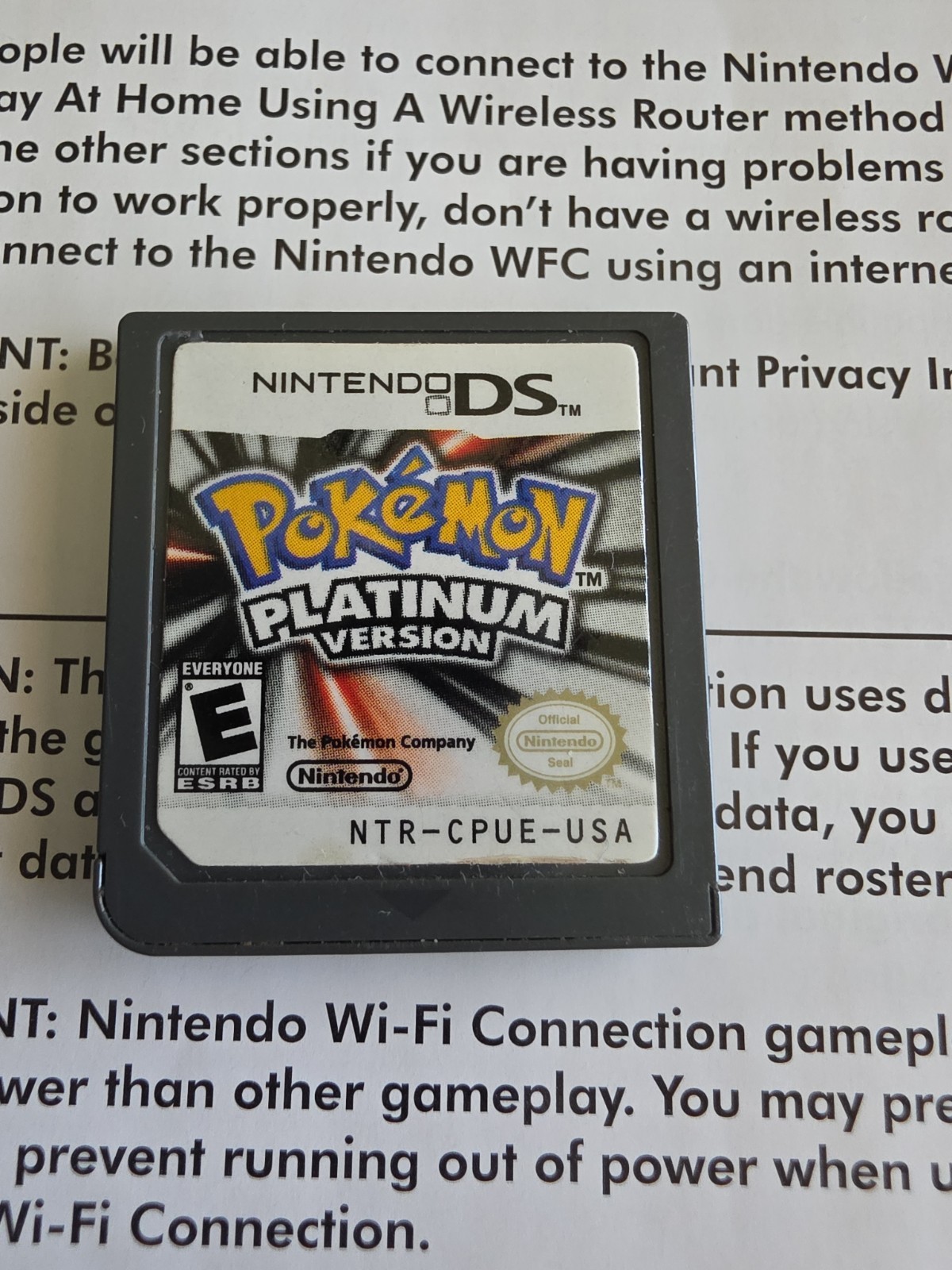 Pokémon Platinum Version Complete In Box CIB AUTHENTIC With INSERTS.