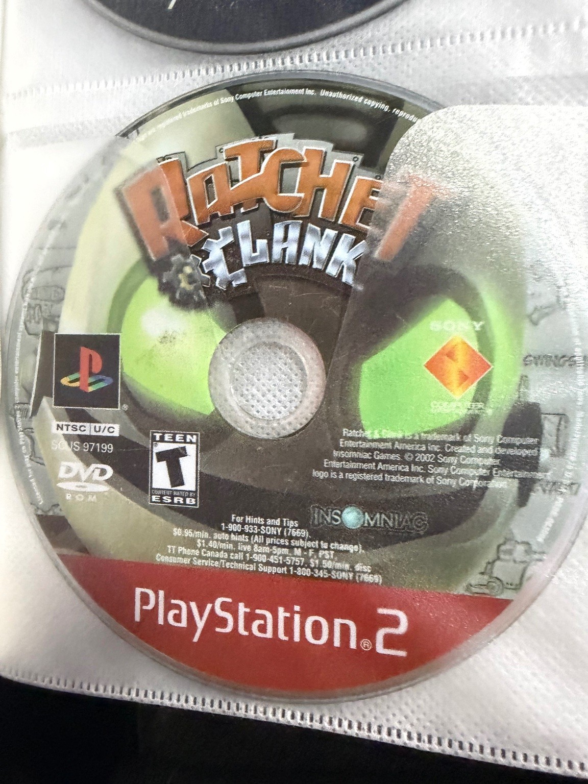 Ratchet & Clank PlayStation 2 Video Game Action Adventure Platformer