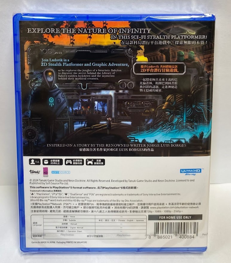 The Library of Babel (Multi-Language) PS5 Brand New Game (2026 Platform)