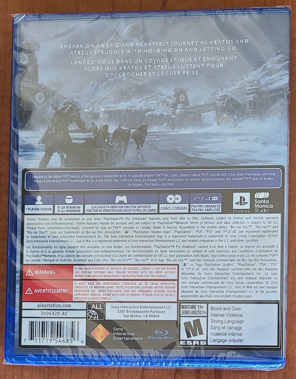 God of War Ragnarök – PlayStation 4 (PS4 – NEW)