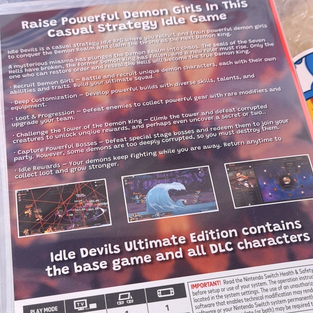 Idle Devils [Ultimate Edition] Nintendo Switch [Game In ENGLISH/Tactical RPG] As